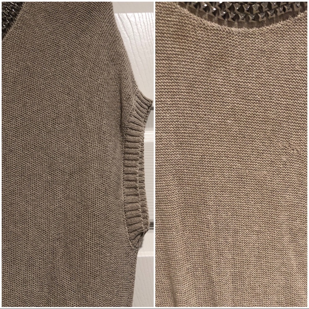 LOVE MOSCHINO: Embellished Short/S Sweater Sz; L - Picture 3 of 6